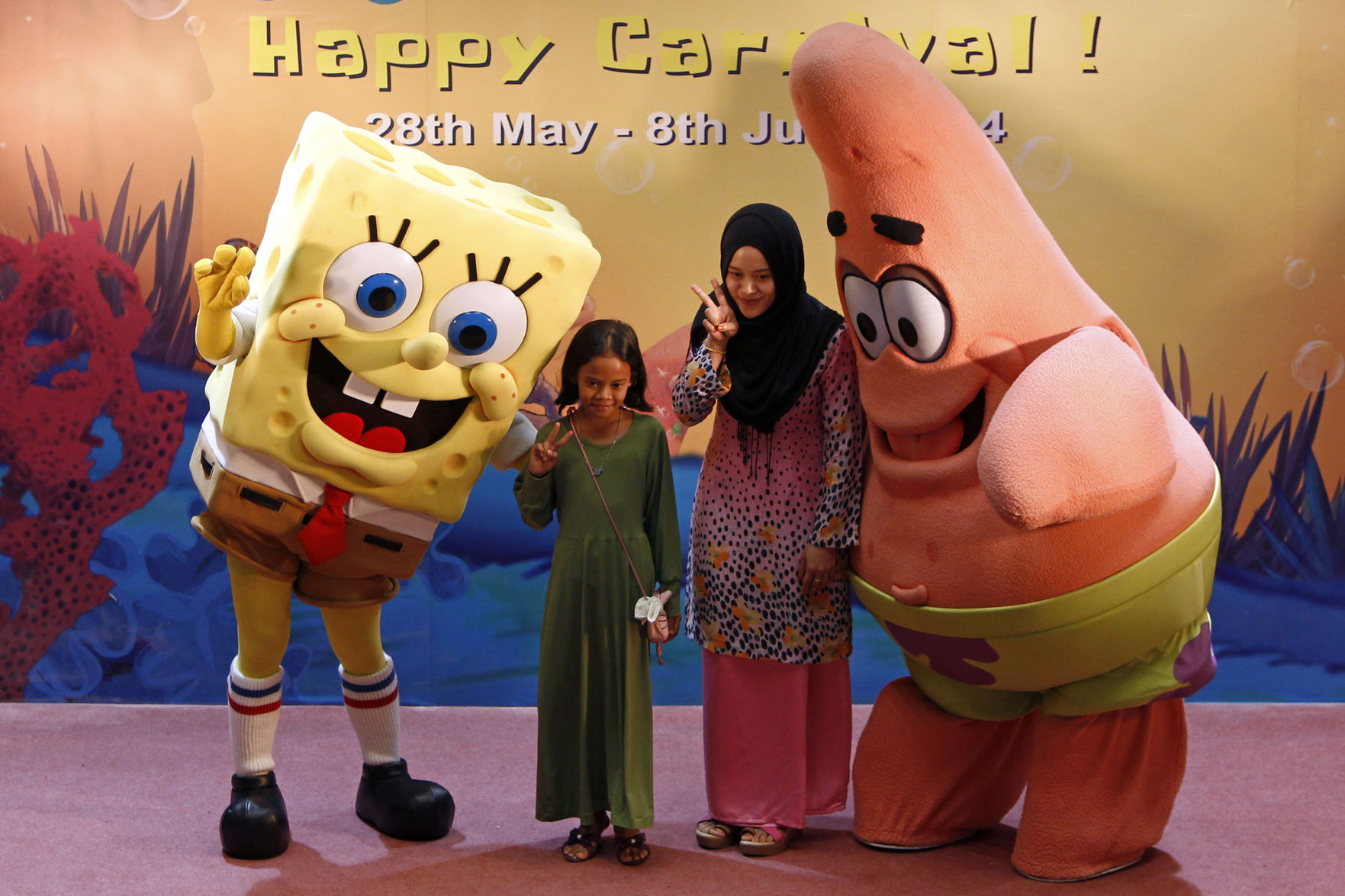 2014, SpongeBob and Patrick